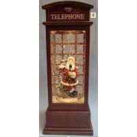 XMAS Новогодний ночник телефонная будка WDL-25002A