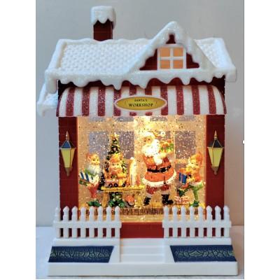 XMAS Новогодний ночник Рождественский магазин WDL-24058 (10095) от  – лучшая цена, доставка по Украине