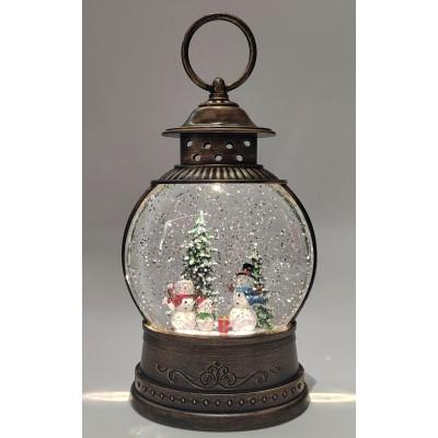 XMAS Новогодний ночник винтажный фонарь WDL-2103C 7,5 см
