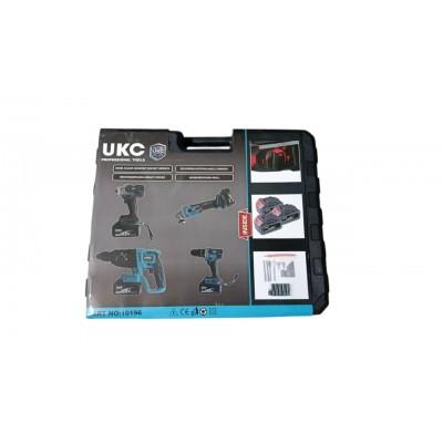 Набор инструментов 4 в1 UKC (Перфоратор, Гайковерт, Шуруповерт, Угловая шлифмашина) (10196) от UKC – лучшая цена, доставка по Украине