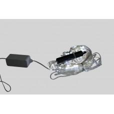 Xmas гирлянда 400 Led (Copper) на медной пров. (Капля росы) Конский хвост 17 LINE W-2 Белая