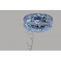 XMAS Гирлянда зеленый провод таймер пульт ДУ режимы 6Вт 50M 220V W-2 GREEN LINE