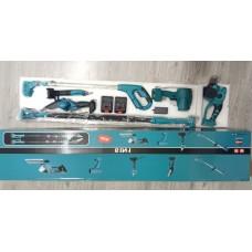 Комплект для сада: Триммер, Триммер для кустов, Секатор, Цепная пилка, Воздуходуйка, Удлинитель. 6в1