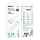 Кабель USB BOROFONE BX121  USB - Type-C, 3A 1м