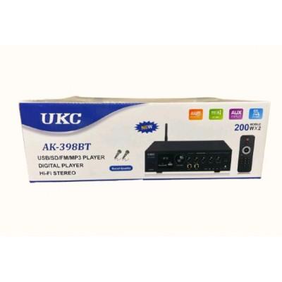 Підсилювач UKC AMP 398 з USB та bluetooth (10373)