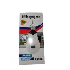 Лампочка с аккумулятором Y6920 2x18650 20w