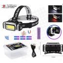 Налобный фонарь BL-T80S белый и красный свет. Сенсорное управление