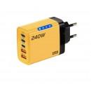 Адаптер 240W 3 Type-C и 2 USB QC 3.0