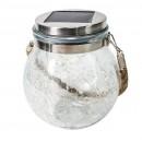 Декоративный хрустальный стеклянный LED шар для террасы на Солнечной Батарее garden light jar