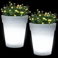 Уличные вазоны с подсветкой garden light vase