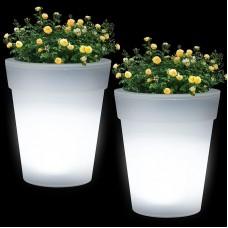 Вуличні вазони з підсвічуванням garden light vase