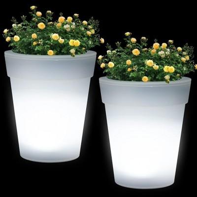 Вуличні вазони з підсвічуванням garden light vase (10506)