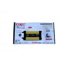 Перетворювач AC/DC KSM 1000W 12V LCD+2 USB